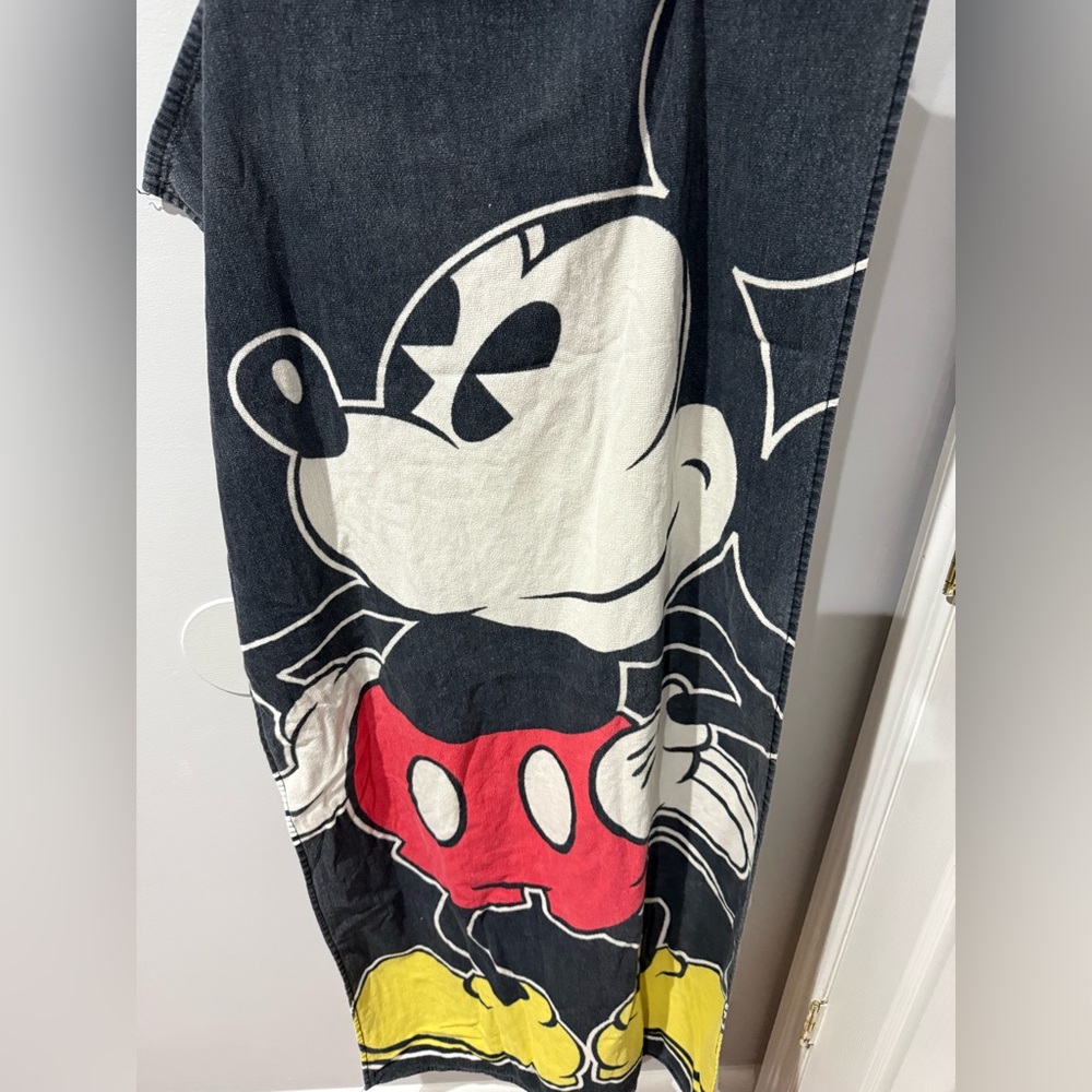 VTG OFFICIAL WALT DISNEY WORLD MICKEY MINNIE MOUSE BATH‎ TOWEL BEACH X
